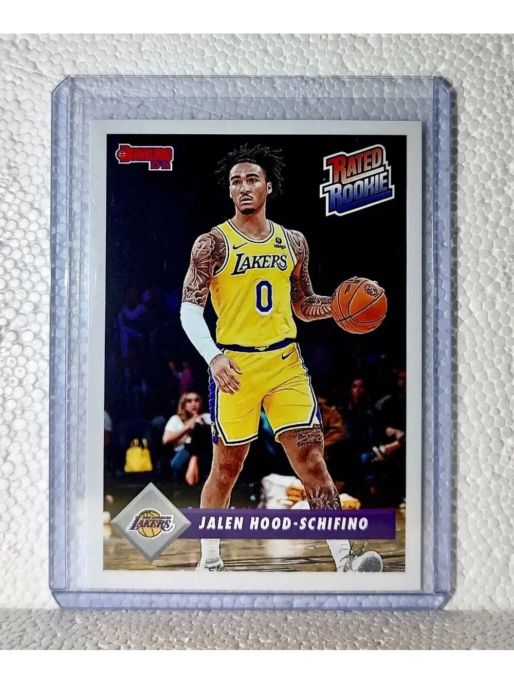 Jalen Hood-Schifino 2023-24 Panini NBA #33 Rated Rookie Retro Card Lakers 1/715